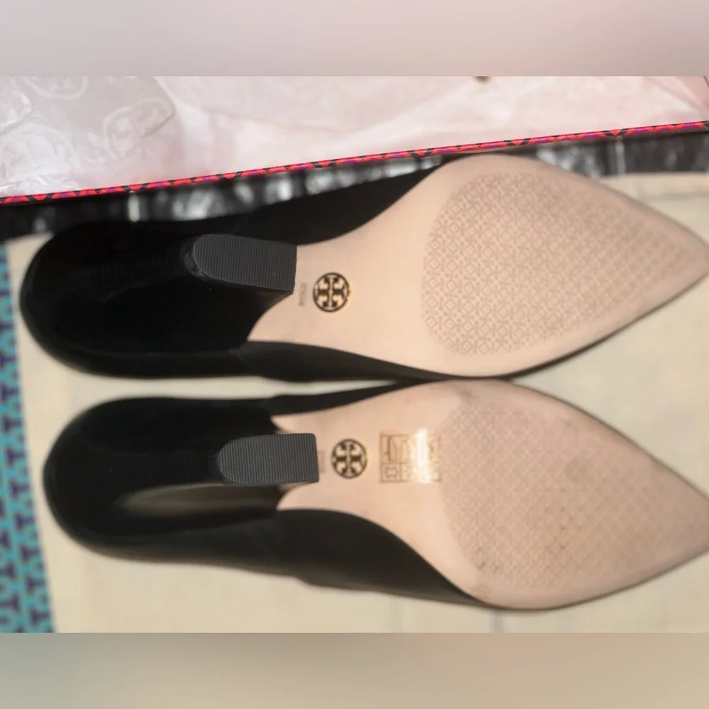 ❌sold❌ Tory Burch Lila 90mm Leather Ankle Booties ⭐️Size 9.5 | Retail ~$498 - Picture 14 of 15